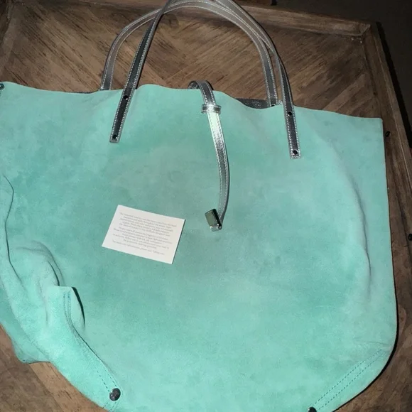 Tiffany & Co. Aqua and Silver Tote Bag Set - Picture 8 of 16